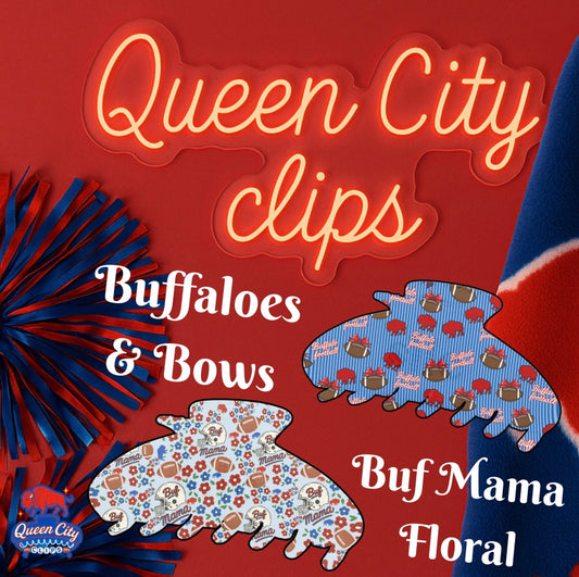 Buf Mama Floral Claw Clip