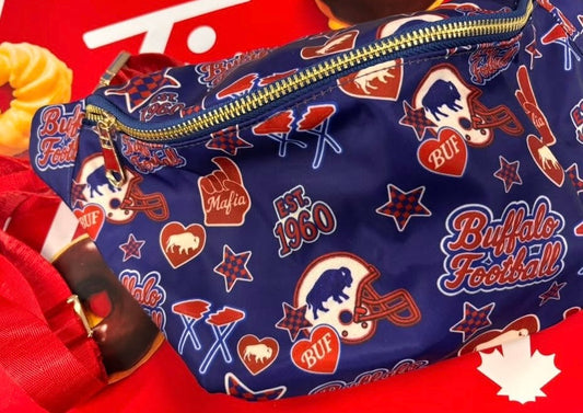 Buffalo Football Belt Bags